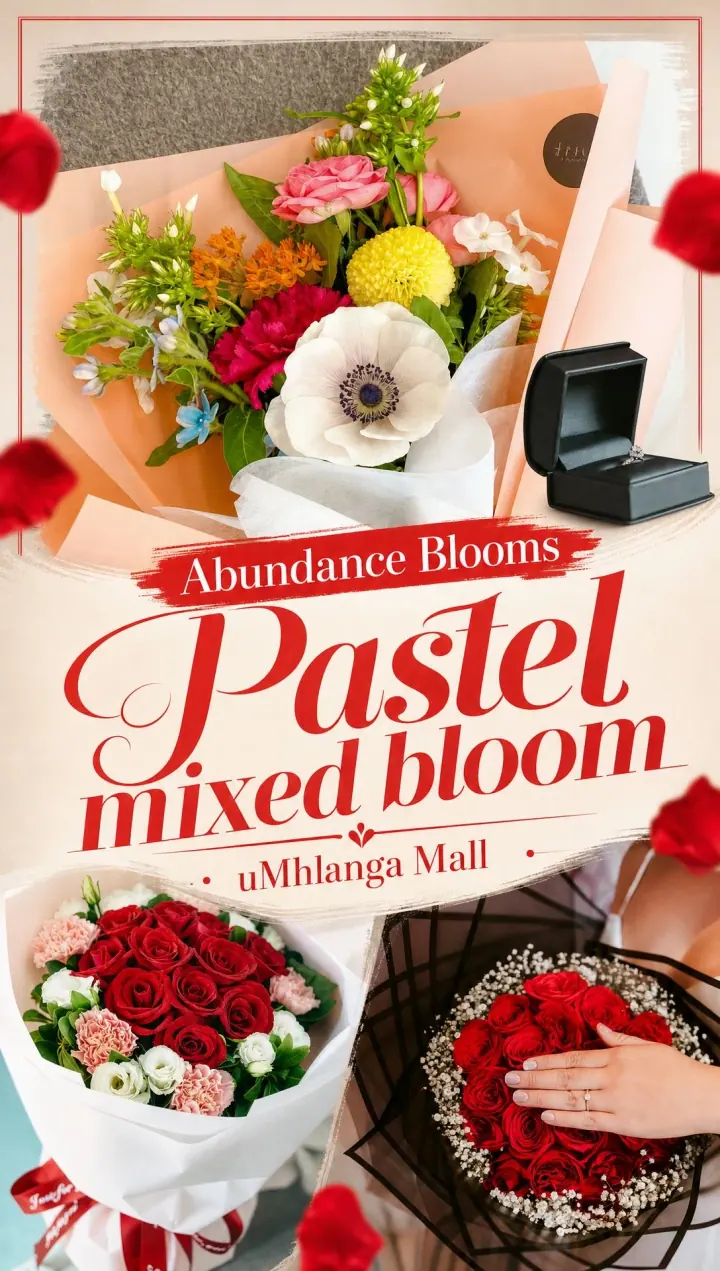 Pastel mixed bloom campaign for Abundance Blooms