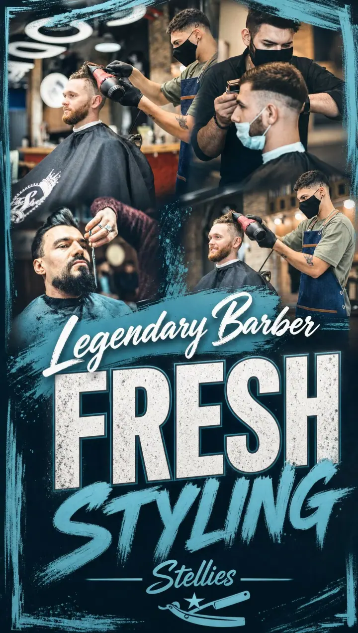 Fresh styling campaign for Legendary Barber